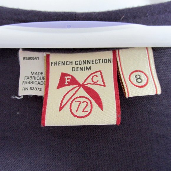 French Connection Denim - Purple Jersey Wrap Dress - Picture 6 of 9